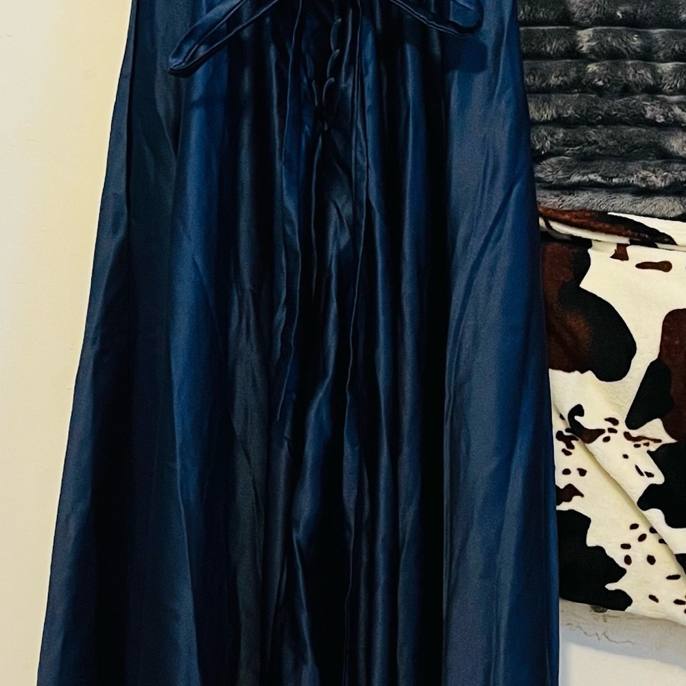 Elegant Navy Blue Women's Skirt